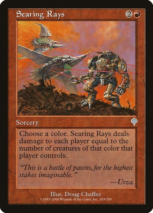 Searing Rays Card Front