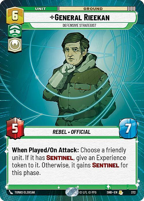 General Rieekan - Defensive Strategist Card Front