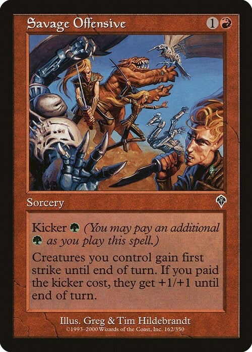 Savage Offensive Card Front