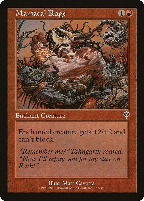 Maniacal Rage Card Front