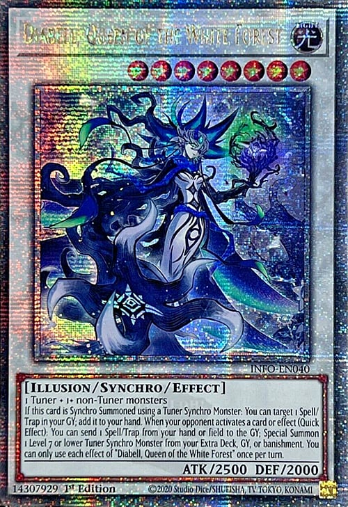 Diabell, Queen of the White Forest Card Front