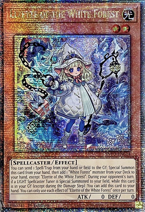 Elzette of the White Forest Card Front