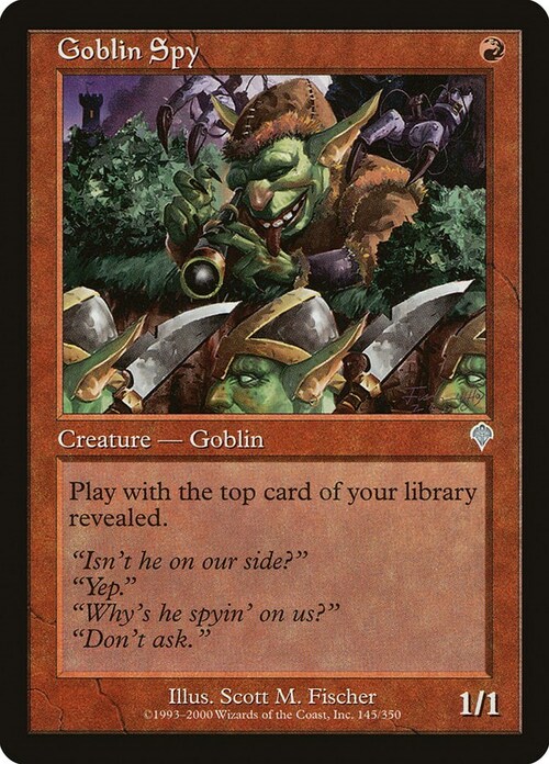 Spia Goblin Card Front