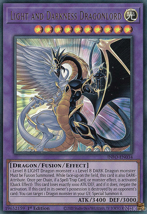 Light and Darkness Dragonlord Card Front