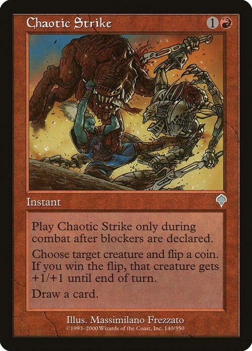 Chaotic Strike Card Front
