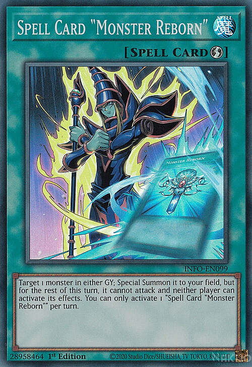 Spell Card "Monster Reborn" Card Front