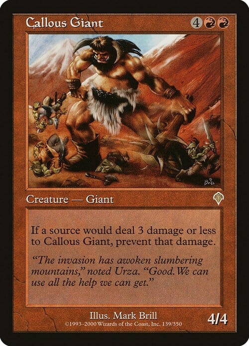 Callous Giant Card Front