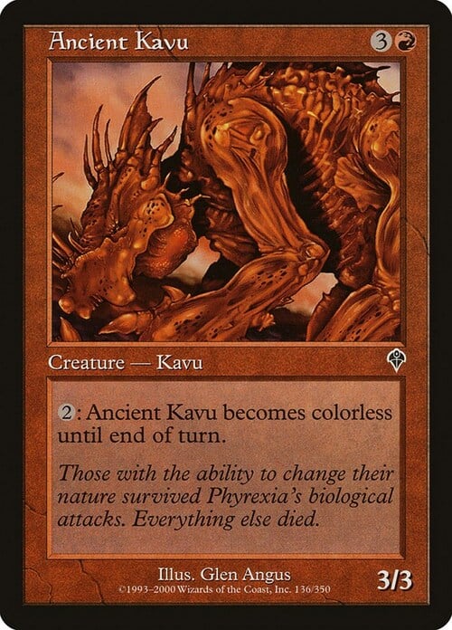 Ancient Kavu Card Front
