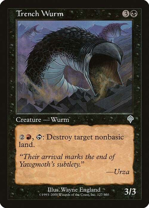 Trench Wurm Card Front