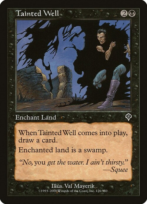Tainted Well Card Front
