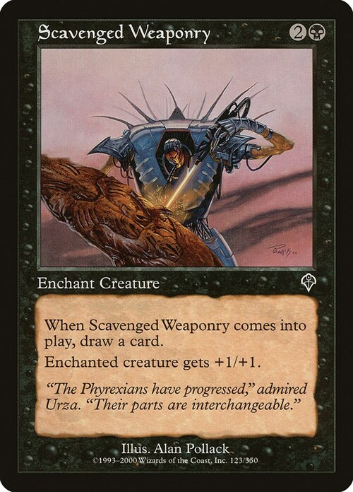 Scavenged Weaponry Card Front