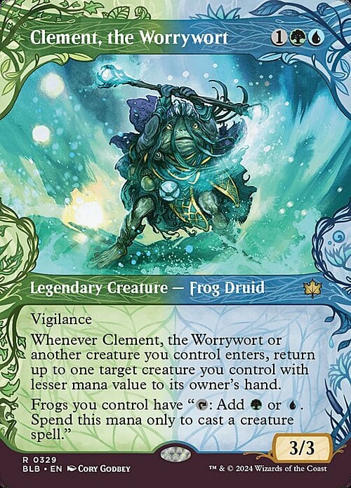 Clement, the Worrywort Card Front
