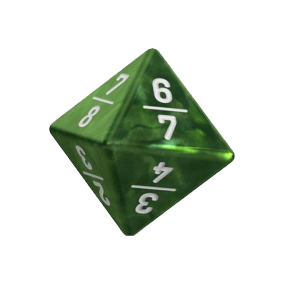 Oakie Doakie: Tarmo D8 Green Dice