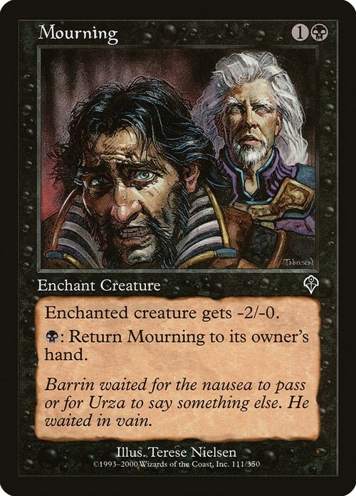 Mourning Card Front