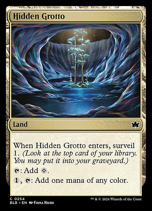 Hidden Grotto Card Front