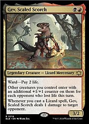 Gev, Scaled Scorch 214