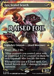 Gev, Scaled Scorch · Raised Foil 349