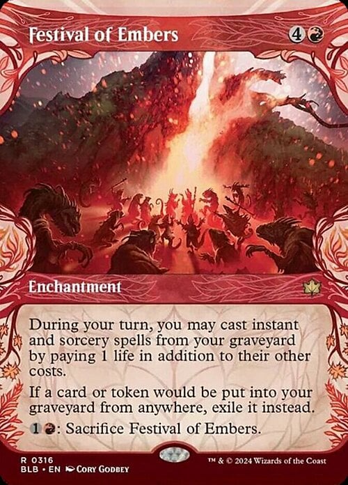 Festival of Embers Card Front