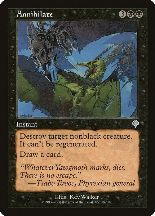 Annihilate Card Front
