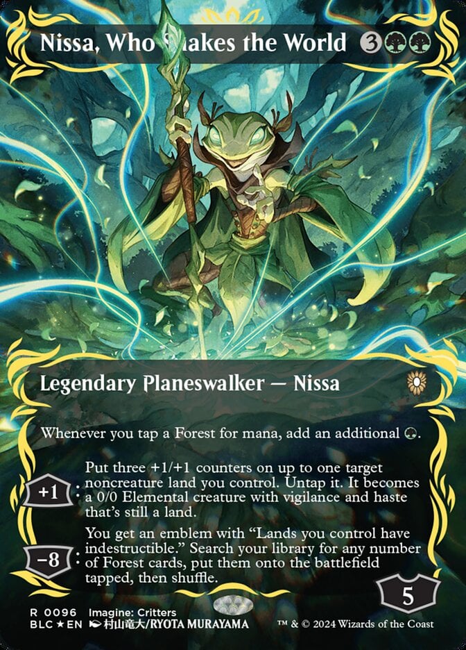 Nissa, Who Shakes the World Commander: Bloomburrow Collectors