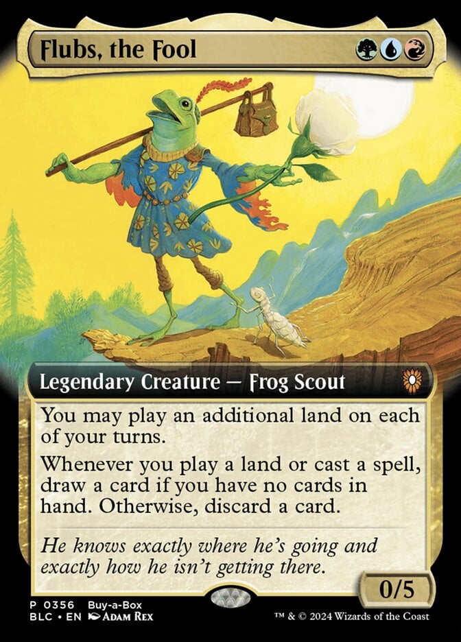 マジック：ザ・ギャザリング Flubs, the Fool MTG commander deck Flubs, the Fool Commander: Bloomburrow Collectors | Magic | CardTrader