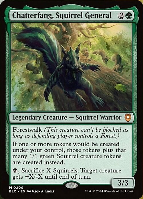 Chatterfang, Squirrel General Card Front