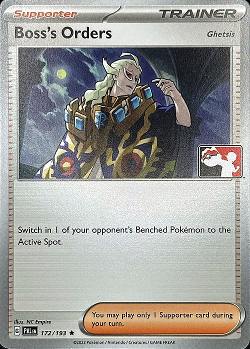 Boss's Orders Card Front