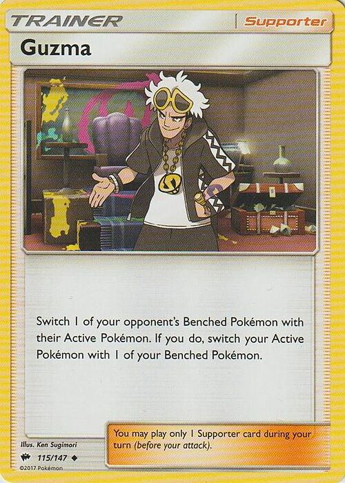 Guzma Card Front