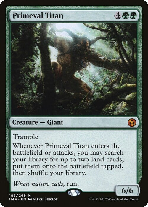 Titano Primitivo Card Front