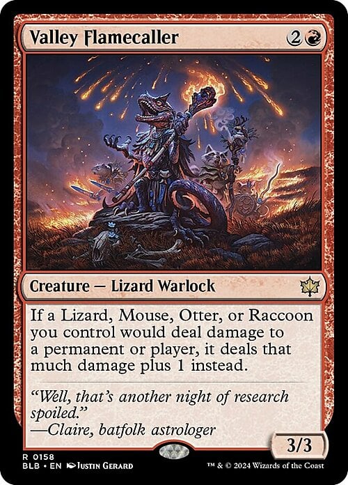 Valley Flamecaller Card Front