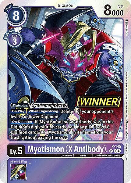 Myotismon Card Front