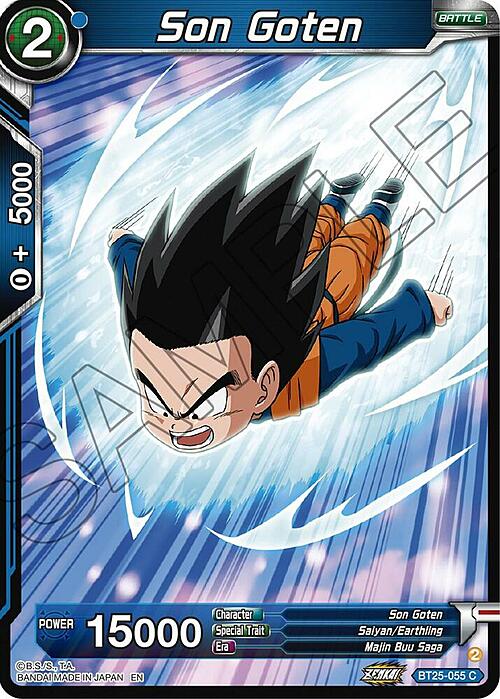 Son Goten Card Front