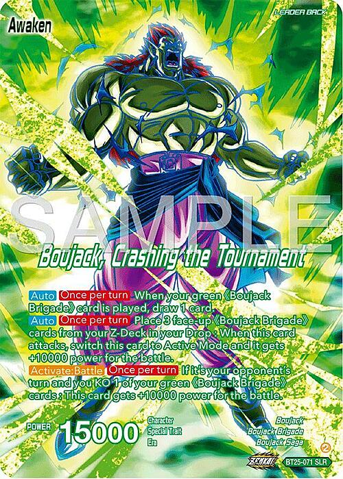 Boujack Brigade // Boujack, Crashing the Tournament Card Front