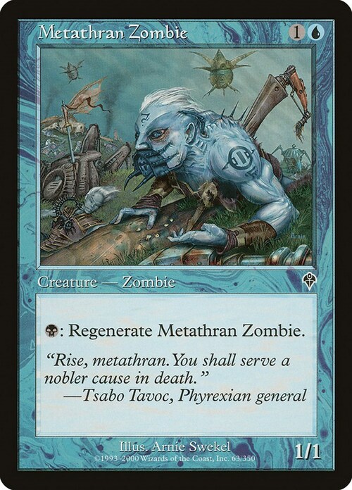 Metathran Zombie Card Front