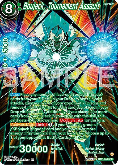 Boujack, Tournament Assault Card Front