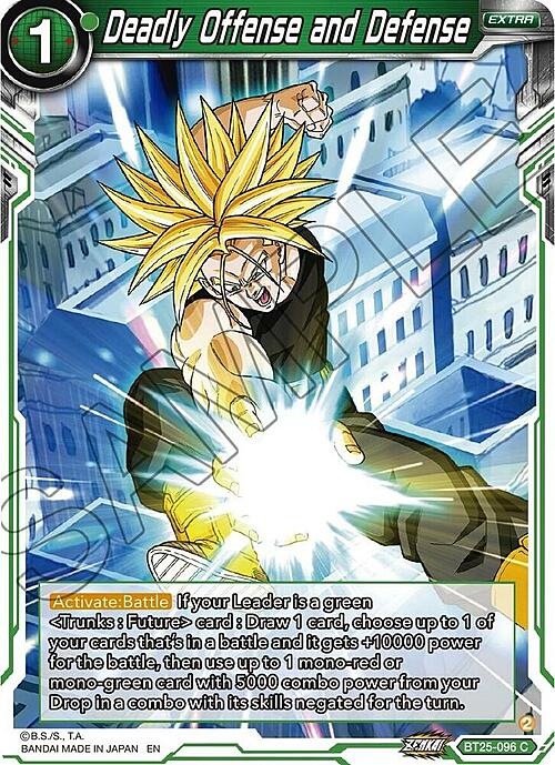 Deadly Offense and Defense Card Front