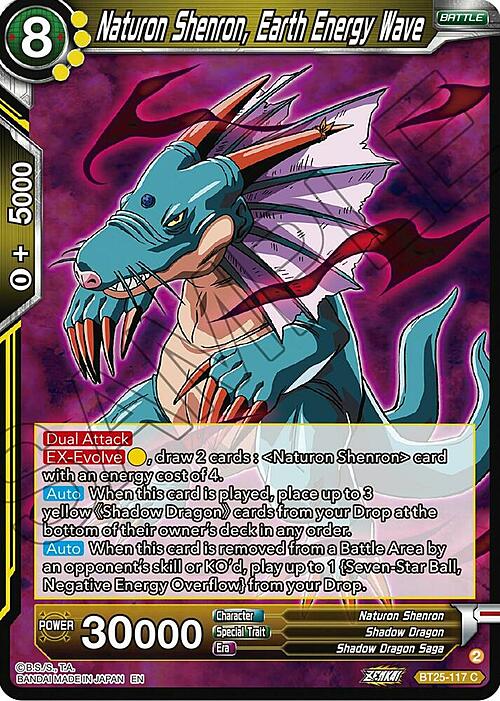 Naturon Shenron, Earth Energy Wave Card Front
