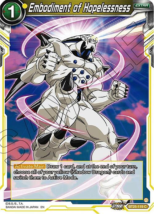 Embodiment of Hopelessness Card Front