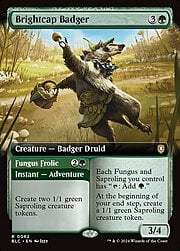 Brightcap Badger · Extended Art 062