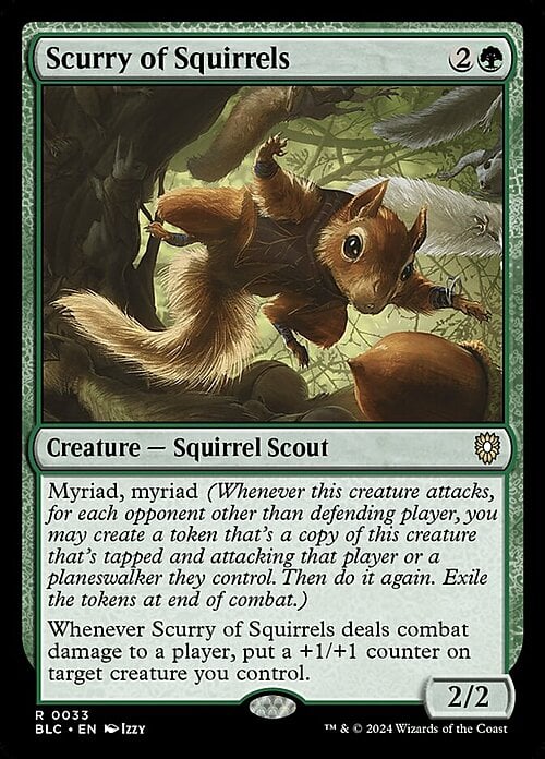Scurry of Squirrels Card Front