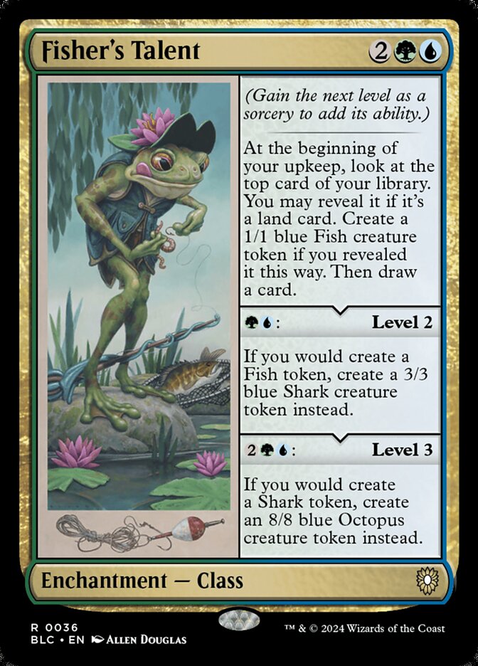 mtg bloomburrow class cards Magic The Gathering - - Scavenger's Talent put a +1/+1 counter on target creature you control My Top 10 Cards for