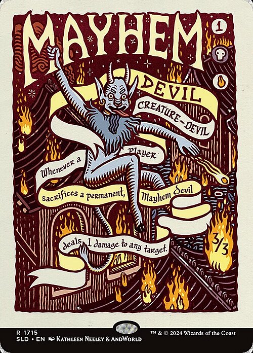 Mayhem Devil Card Front