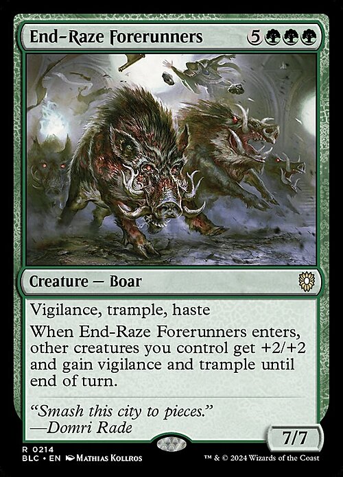 End-Raze Forerunners Card Front