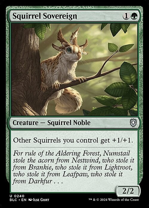 Squirrel Sovereign Card Front