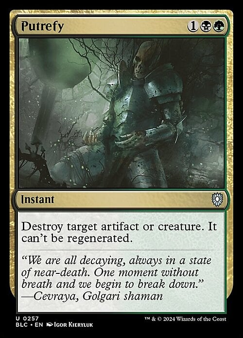 Putrefy Card Front