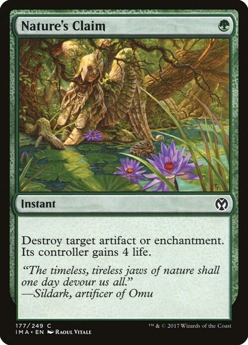 Nature's Claim Card Front