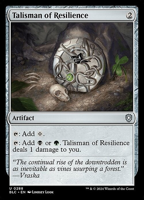 Talisman of Resilience Card Front