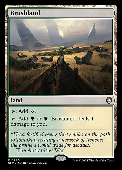 Brushland Card Front