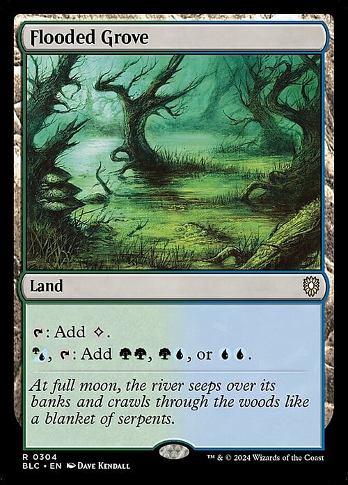 Flooded Grove Card Front