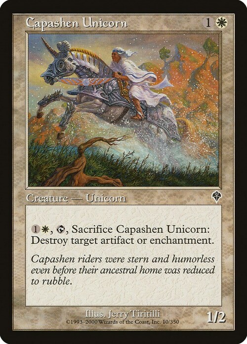 Unicorno di Capash Card Front